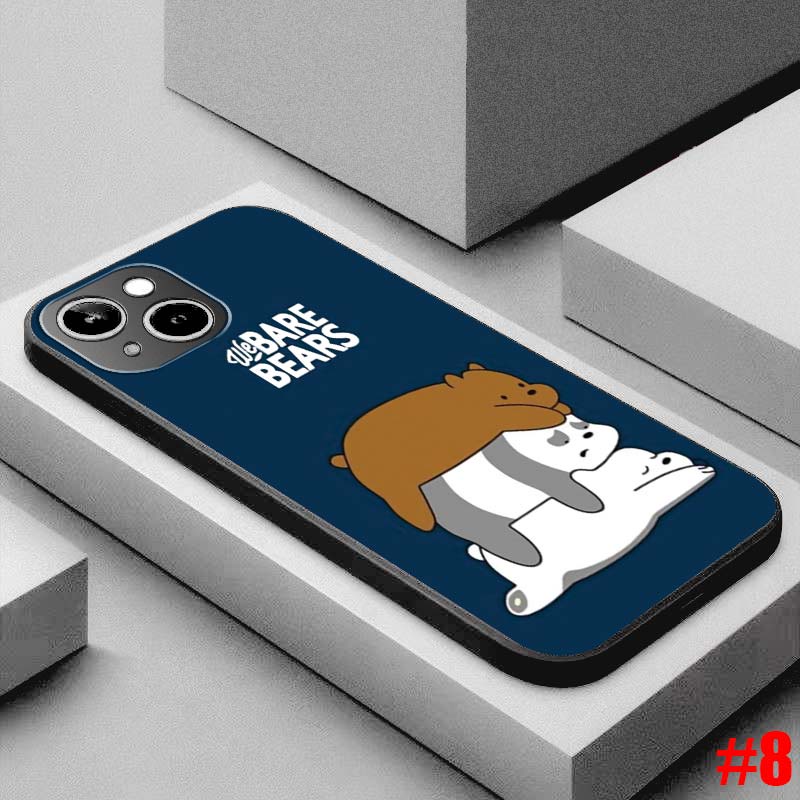 Ốp điện thoại TPU mềm in hình Three Bare Bears 2compatible For iPhone X 6 6s 6Plus 6s Plus 7 7Plus 8 8Plus 5 5s SE