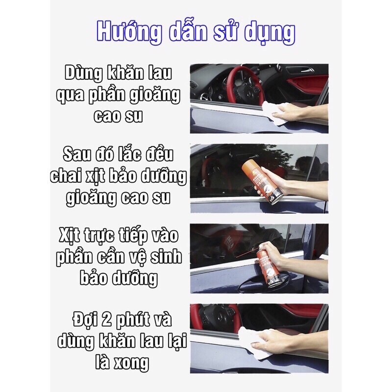Chai vệ sinh bảo dưỡng roăng cao su WIDOW LUBRICANT AGENT siêu sạch