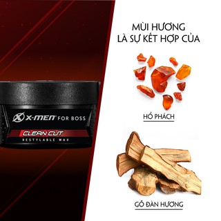 Sáp vuốt tóc X-Men For Boss Wax CLEAN CUT 70g