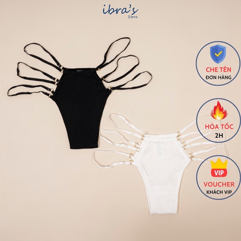 Quần lót nữ cạp thấp nửa mông 3 dây sexy , iBRA'S STORE iB072