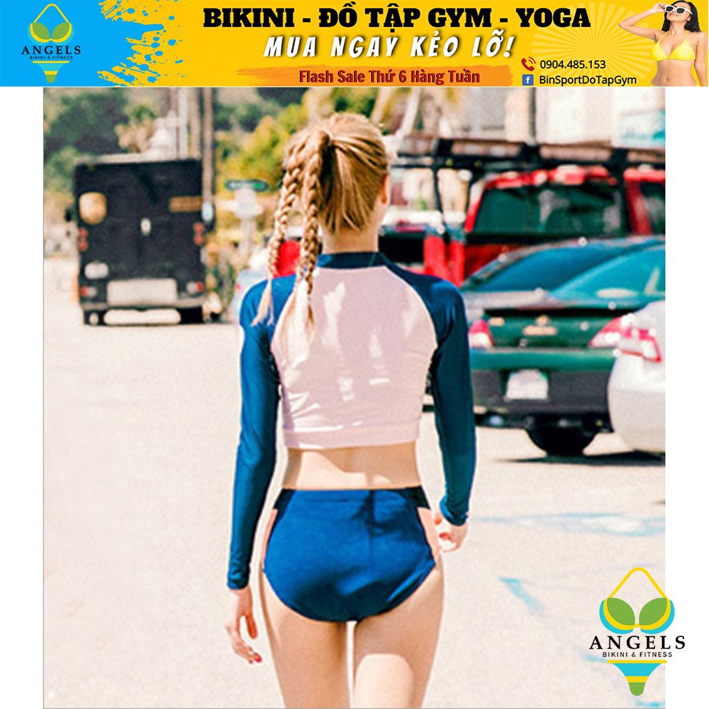 Bikini,Bộ Đồ Bơi 2 Mảnh Dài Tay Barel, Hàng Nhập,BHN003 [ Giá Sỉ ] | BigBuy360 - bigbuy360.vn