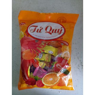 (LOẠI NGON) KẸO TRÁI CÂY TỨ QUÝ SIÊU NGON