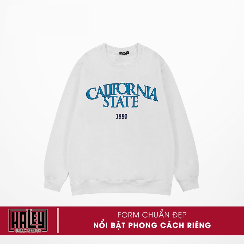 Áo Sweater CALIFONIA Nam Nữ unisex phong cách Hàn Quốc cá tính, Chất nỉ bồng đẹp HALEY HD330 | BigBuy360 - bigbuy360.vn