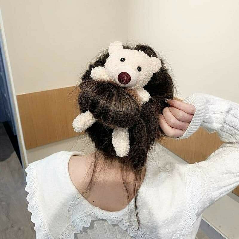Cột buộc gấu teddy cute