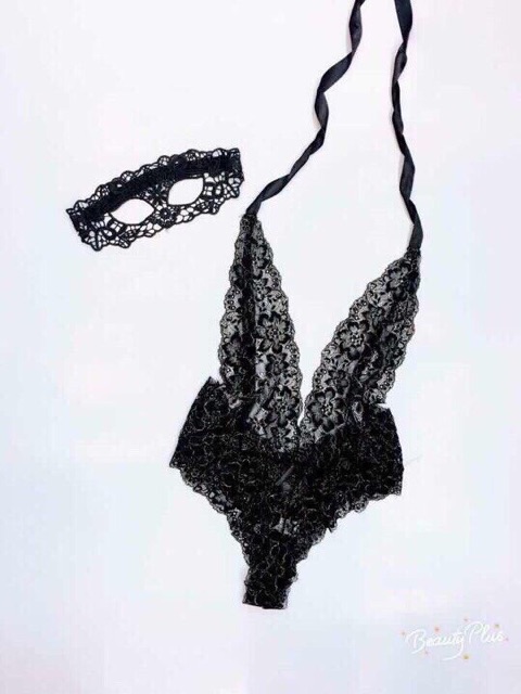 bodysuit ren kim tuyến kèm mặt nạ | BigBuy360 - bigbuy360.vn