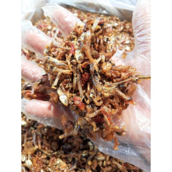220gr Khô cá cơm rim tỏi ớt