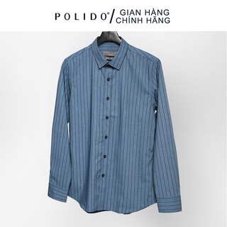 Áo Sơmi Nam Họa Tiết Kẻ Sọc CEFFYLO Form Chuẩn Style Thanh Lịch Hiện Đại