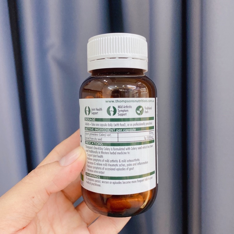Viên uống hỗ trợ Gout - Thompson's Celery 5000mg
