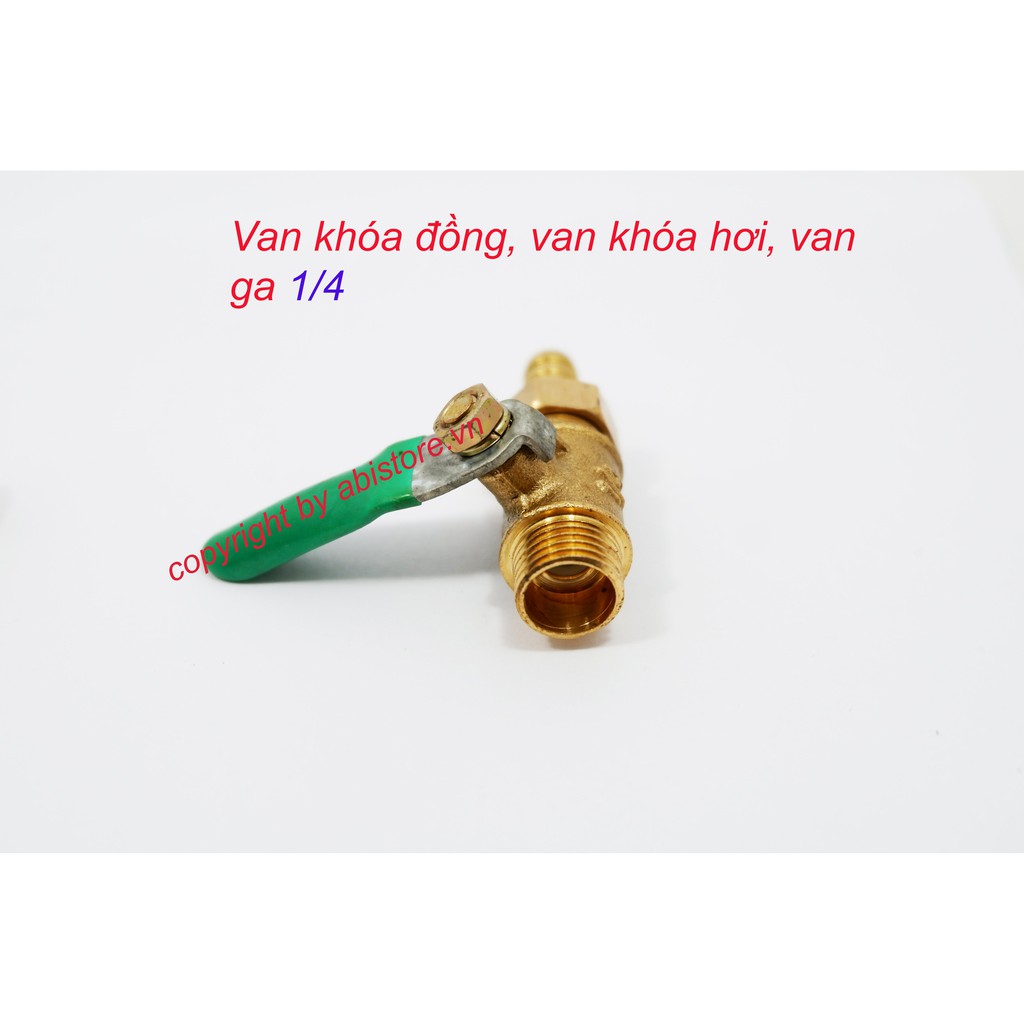 VAN KHÓA ĐỒNG, KHÓA GA 1/4, KHÓA VAN HƠI HÀNG ĐẸP