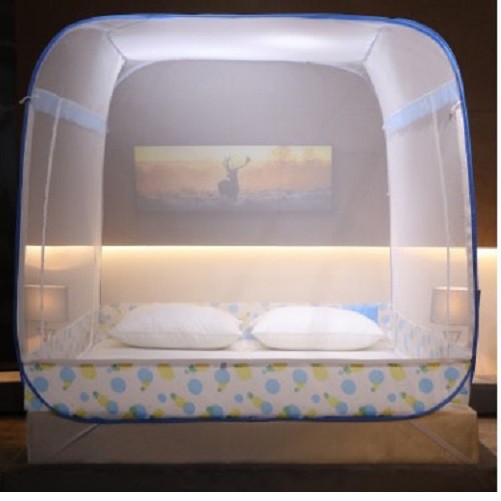 MAN007 - Màn chụp chống muỗi tự bung 3 cửa cao cấp hàng nhập