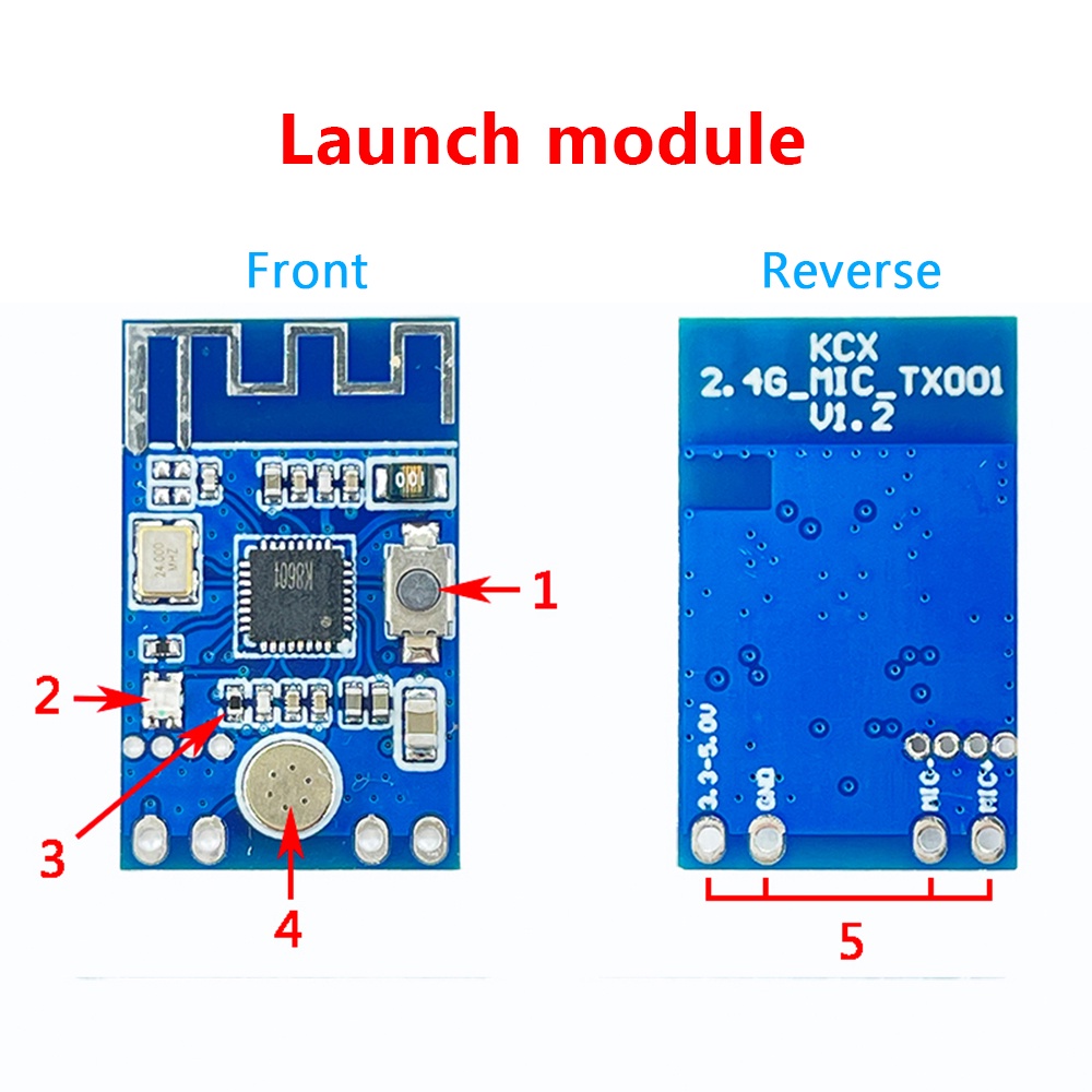 Mô Đun Thu Phát Tín Hiệu Không Dây Pcbfun 2.4G