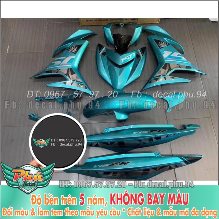 Tem rời 150 Y15ZR Xanh Ngọc (X)  -1