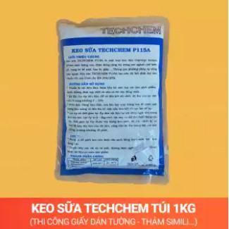 Keo Sữa Techchem P115A𝑭𝒓𝒆𝒆𝒔𝒉𝒊𝒑Keo Dán Giấy Thảm Simili Túi 1kg Tốt Nhất Thị Trường