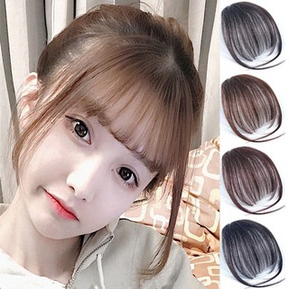 Tóc mái thưa giả xinh xắn cho nữ