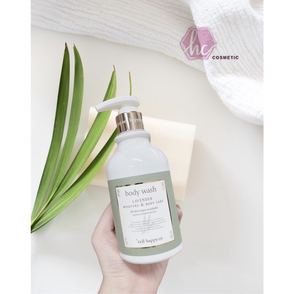 SỮA TẮM LAVENDER CELL HAPPYCO HỮU CƠ HƯƠNG THƠM TINH DẦU HOA OẢI HƯƠNG | BigBuy360 - bigbuy360.vn