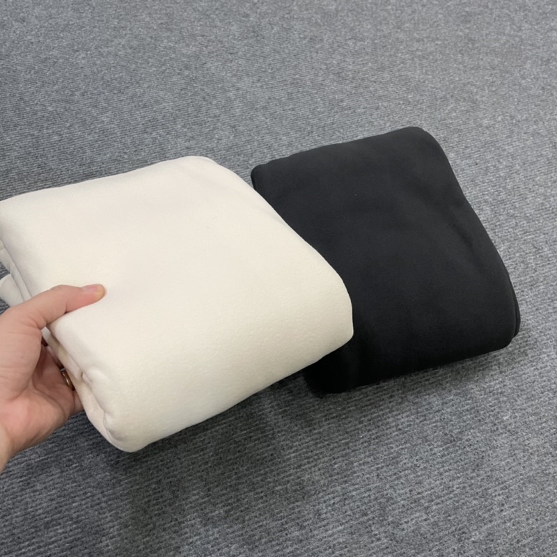 Chăn nỉ cá nhân - chăn văn phòng siêu dày bằng nỉ 2 da