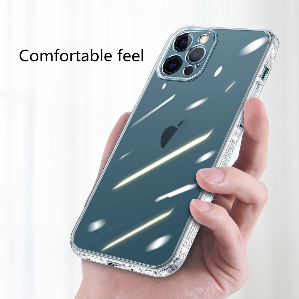 Ốp Điện Thoại TPU Mềm Trong Suốt Sang Trọng Cho iPhone 6 6S 7 8 Plus 14 Pro Max XS Max XR X 11 12 13 Pro Max 14 Plus SE 2020