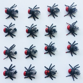 Set 50 mô hình con RUỒI giả mini trang trí Halloween 1 đàn ruồi 50 con