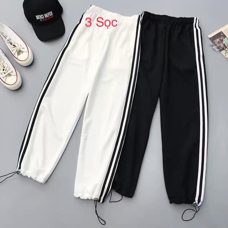 Quần Jogger Nam Nữ Phản Quang Túi Hộp UNISEX, 3 Sọc Tập Gym Năm 2020 | Valu Store