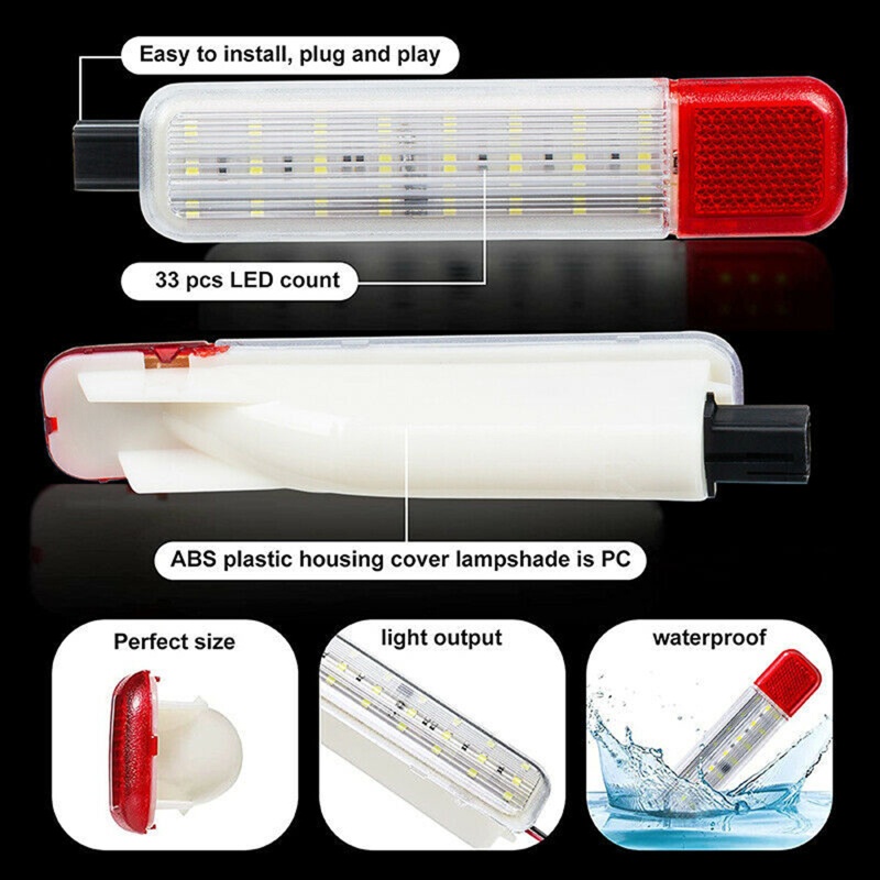 2 Đèn LED Gắn Cửa Xe Hơi Silverado Suburban 1995-2007