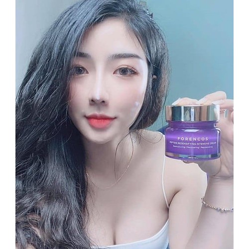 Kem dưỡng trắng da ban đêm Forencos peptide redensifying intensive cream