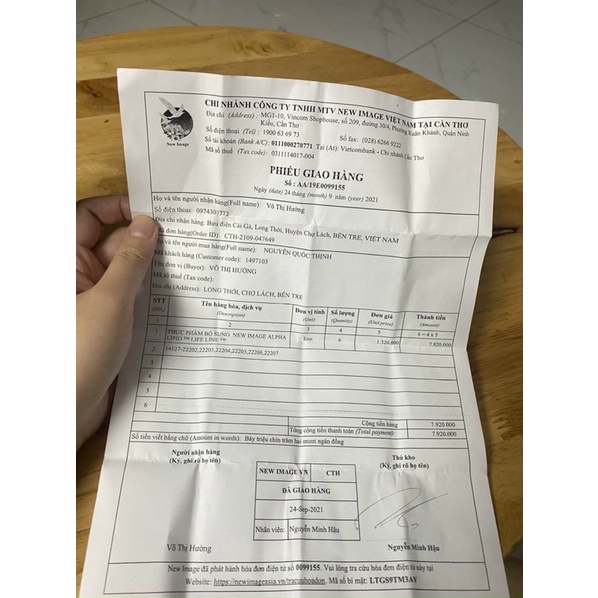 SỮA ALPHA LIPID 450g