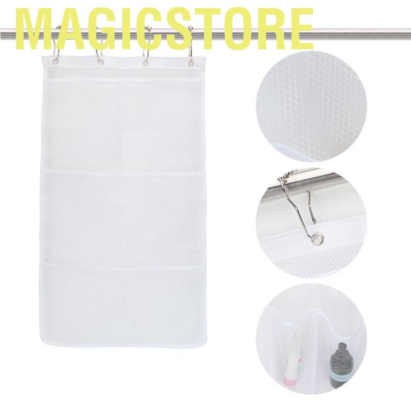 Magicstore Bath Brushes Hanging Mesh Shower Organizer Large Caddy Bathroom Accessories