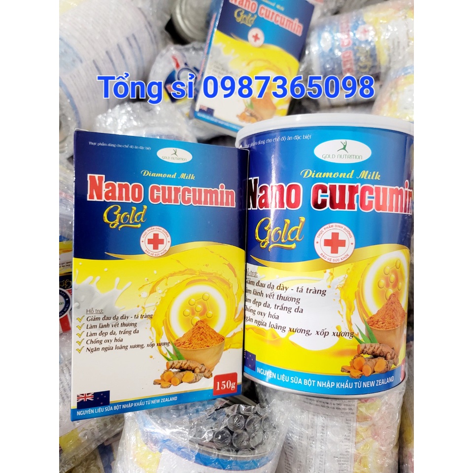 Sữa nghệ nano curcumin gold diamond milk hỗ trợ dạ dày tá tràng đẹp da