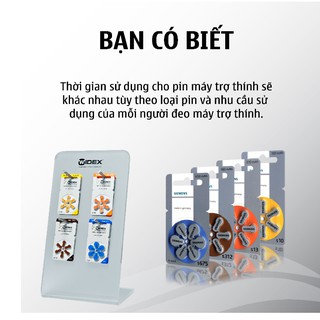 Pin máy trợ thính