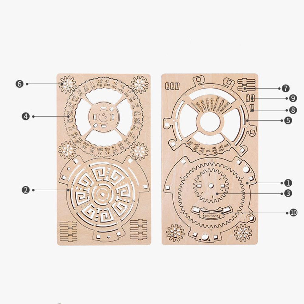 Bộ Đồ Chơi Lắp Ráp Bằng Gỗ Khắc Laser Độc Đáo Thú Vị