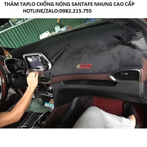 THẢM TAPLO CHỐNG NÓNG SANTAFE NHUNG CAO CẤP