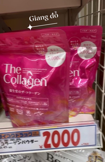 The colagen bột mẫu mới Nhật bản