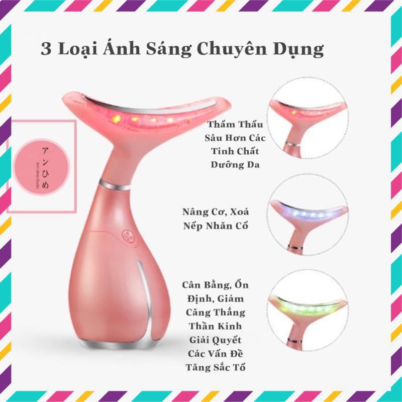 [SƯỚNG TÊ] MÁY MASSAGE MẶT CHUYÊN SÂU ION 2 CHẾ ĐỘ Ms.W/ MÁY MÁT XA MẶT CHUYẾN SÂU CHÍNH HÃNG Ms.W