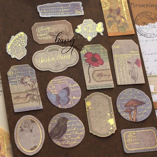Set 20 con tem hình danh lam thắng cảnh dùng làm thiệp/trang trí sổ tay/DIY/scrapbook/bulletjournal