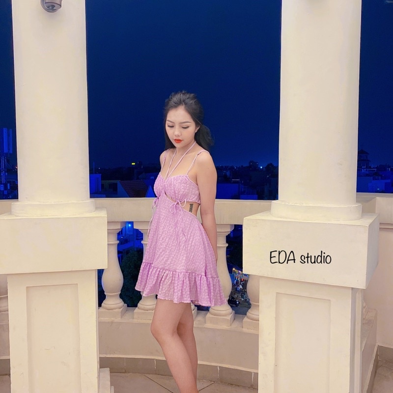 SET Đầm Châu Âu SS3 , Đầm Nữ Khoét Ngực Cột Dây Cổ , Cúp Ngực Sexy | BigBuy360 - bigbuy360.vn