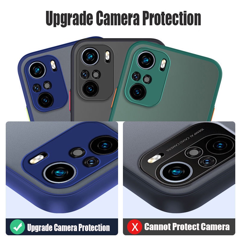 Ốp Lưng Nhám Chống Sock, Va Đập Bảo Vệ Camera Cho OPPO A54 A55 A74 A76 A91 A93 A94 A95 A96