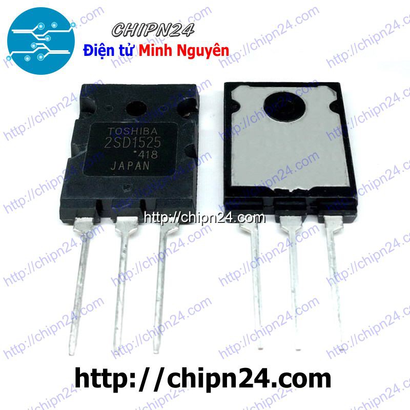 [1 CON] (KT1) Transistor D1525 TO-3PL NPN 30A 100V (2SD1525 1525)