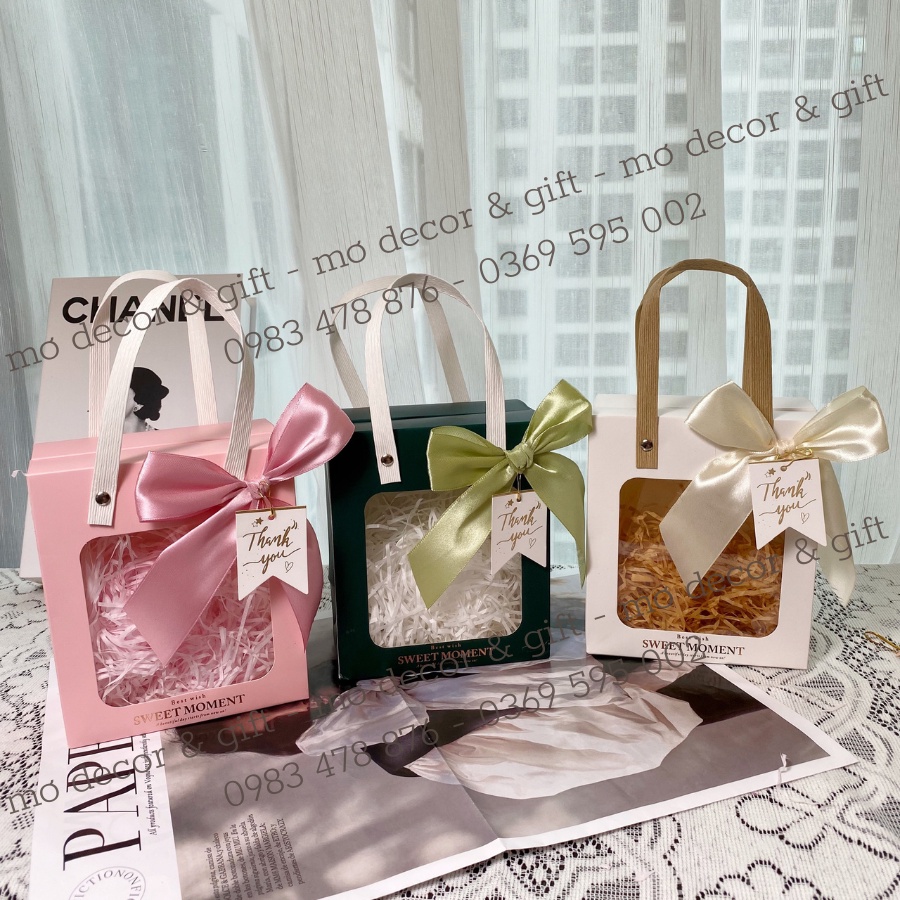 Hộp MiKa Sweet 3 Size 3 Màu Trắng-Xanh-Hồng Mẫu 2022 - Mơ Decor