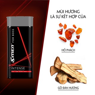 Sữa tắm nước hoa X-Men For Boss Intense - Mùi hương trầm đầy nội lực 180g