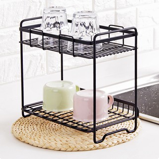 Wrought Iron Storage Rack Multi-Storey Sundries Storage Shelf