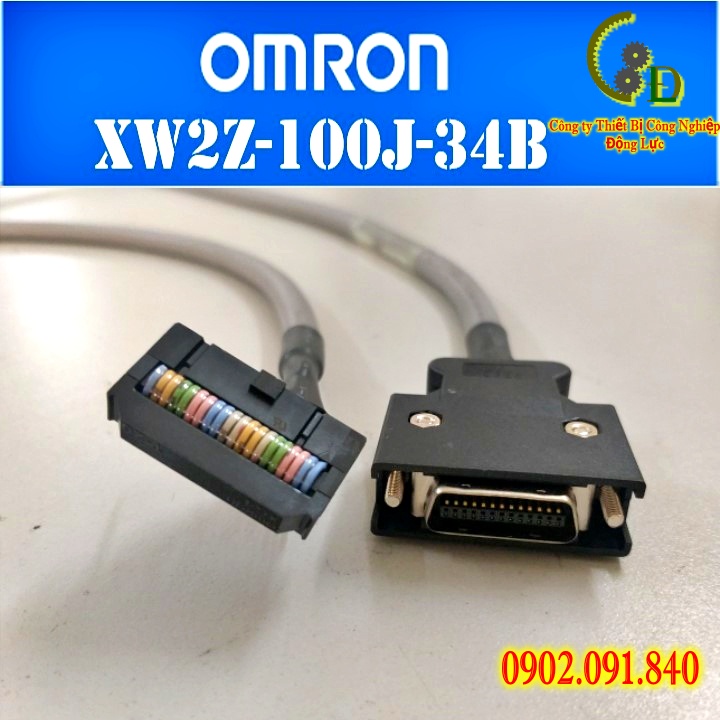 XW2Z-100J-B34 Omron ✴️VIP✴️ automation and safety terminal block cable, cáp khối điều khiển thiết bị đầu cuối