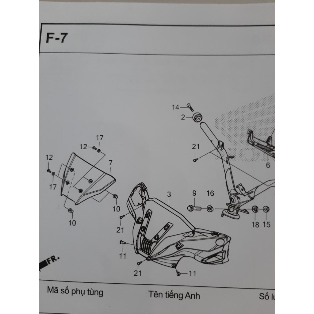 bu lông mũ và đệm chặn mão đầu winner x chính hiệu honda