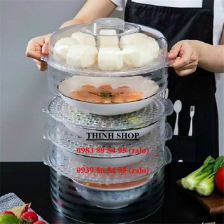 Lồng bàn đậy thức ăn - lòng bàn giữ nhiệt đa tầng