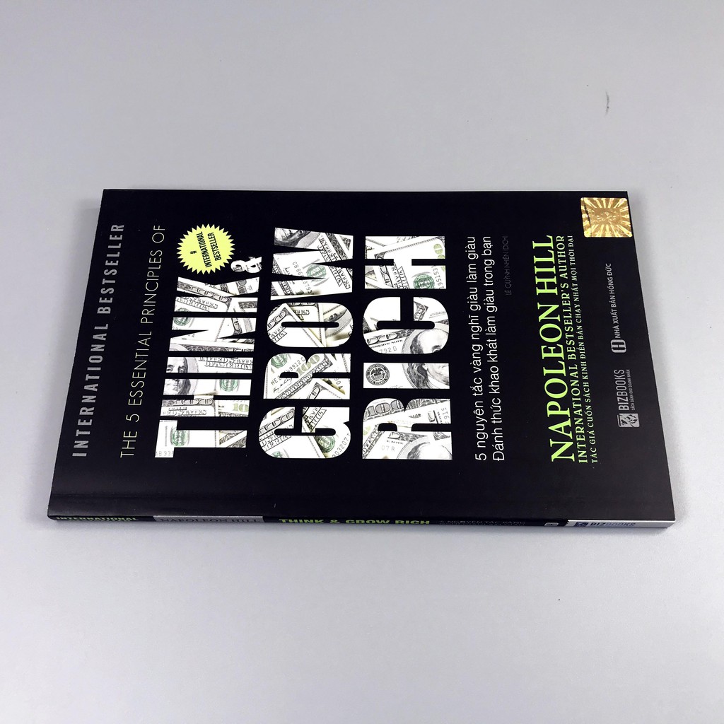 Sách -  Think & Grow Rich - 5 Nguyên Tắc Vàng Nghĩ Giàu Làm Giàu - Đánh Thức Khao Khát Làm Giàu Trong Bạn | BigBuy360 - bigbuy360.vn