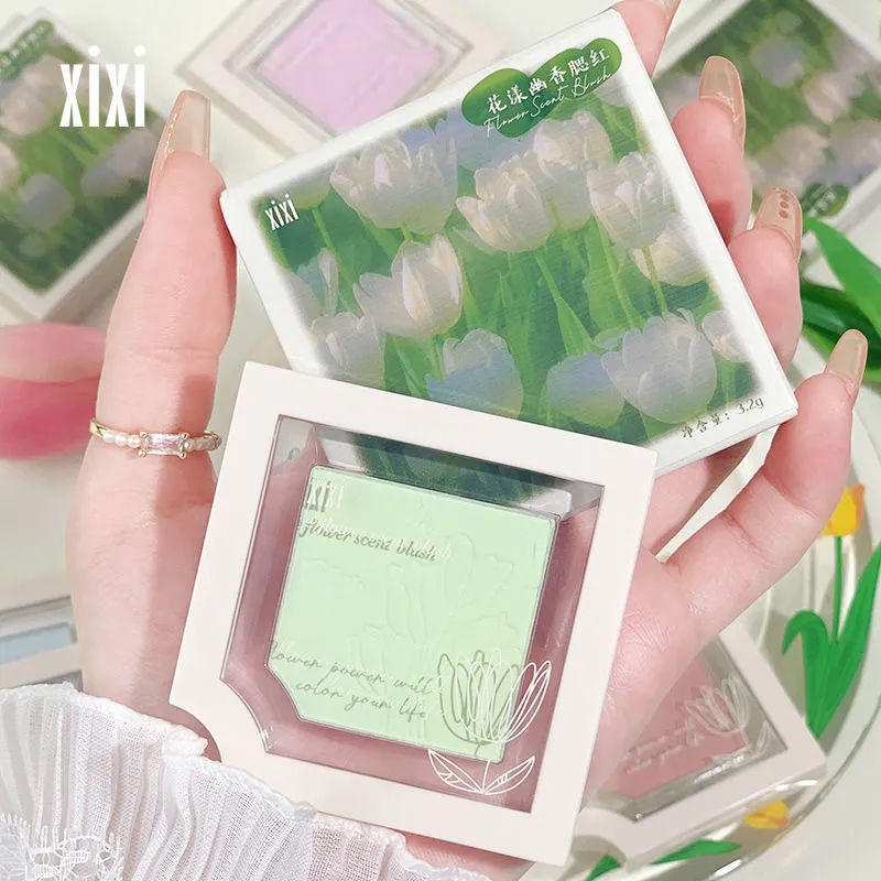 Phấn Má Hồng Màu Đào Mềm Mịn Trang Điểm Tự Nhiên Lâu Trôi