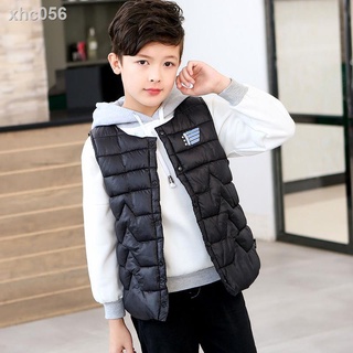 ☢Áo Khoác Ghi Lê Giữ Nhiệt Vải Cotton Cỡ Lớn Thời Trang Thu Đông Cho Bé