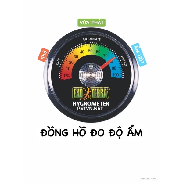 ĐỒNG HỒ ĐO ĐỘ ẨM - HÃNG EXO TERRA ANALOG HYGROMETER