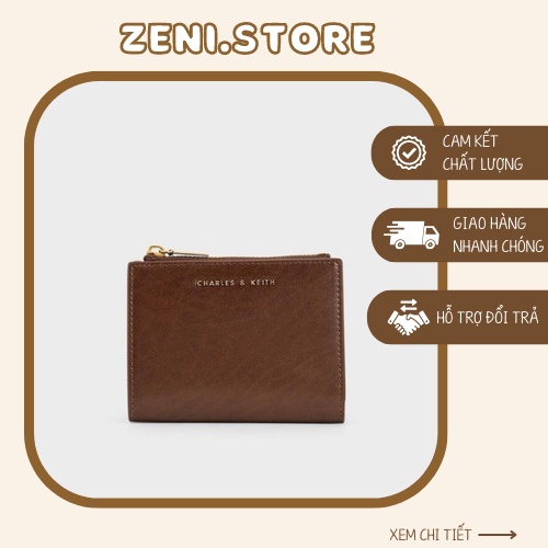 Ví ck gập mini Ví cê ka trơn đựng tiền hàng chuẩn loại 1 full box - ZENI.STORE