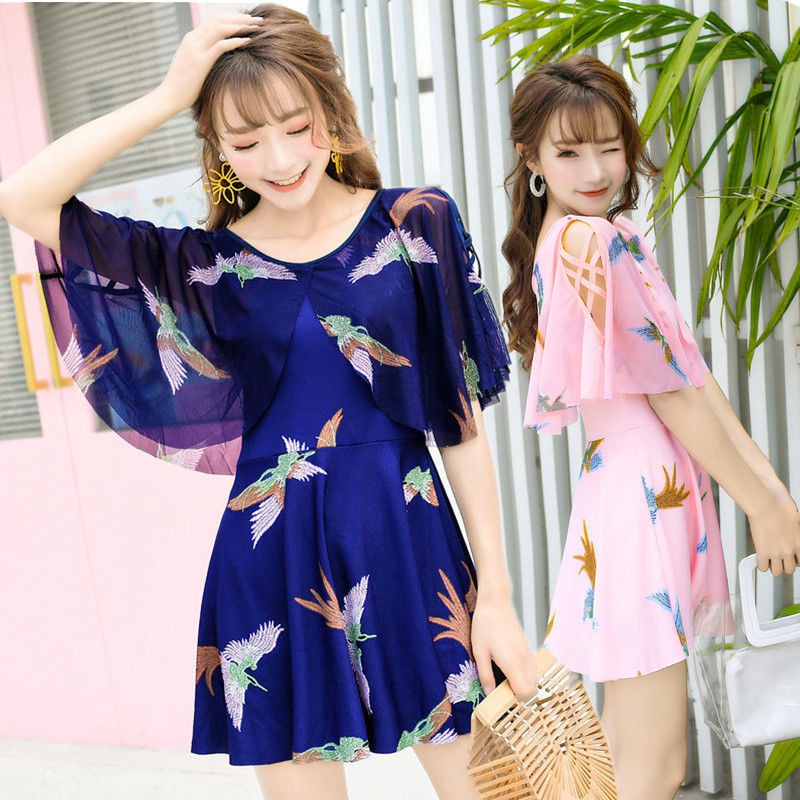 tu dungÁo tắm một mảnh nước nóng màu đỏ lưới xẻ tà kiểu mới bảo vệ nữ giảm béo phong cách 2020 | BigBuy360 - bigbuy360.vn