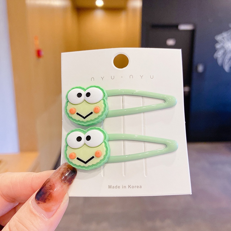 Kẹp tóc thời trang nhỏ nhắn họa tiết hoạt hình nhiều kiểu đáng yêu cho bé gái